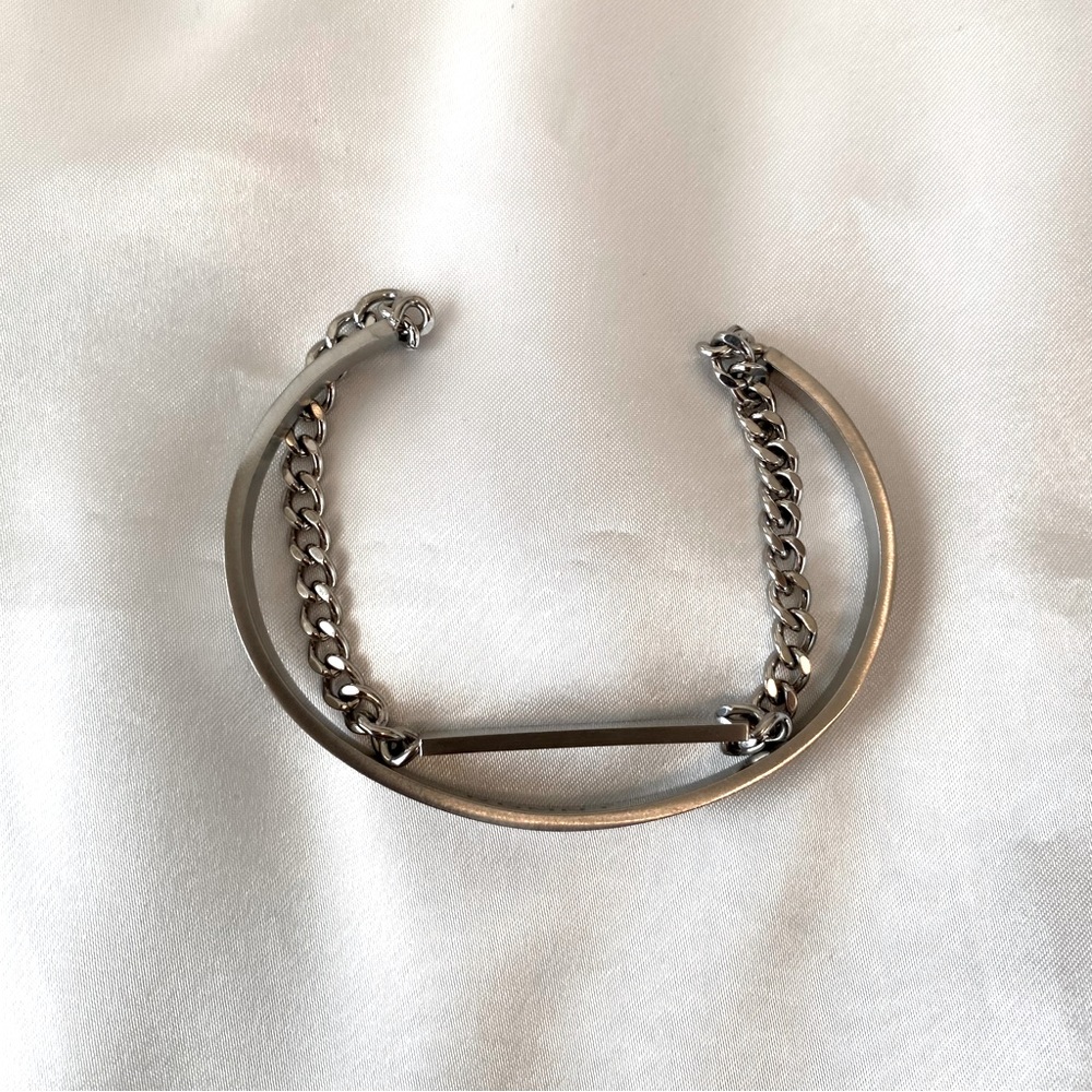 RGMNT Double Cuff Link Bracelet